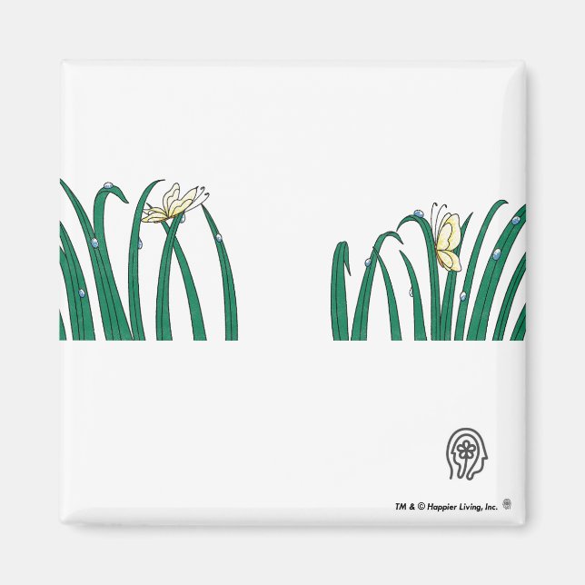 Happier Living Logo Magnet (Front)