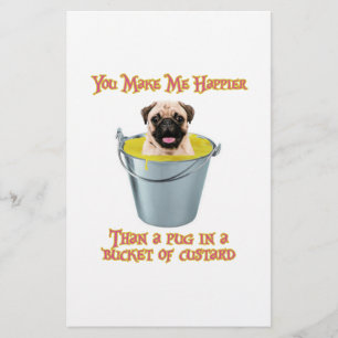 Happier Than a Pug in a Bucket of Custard