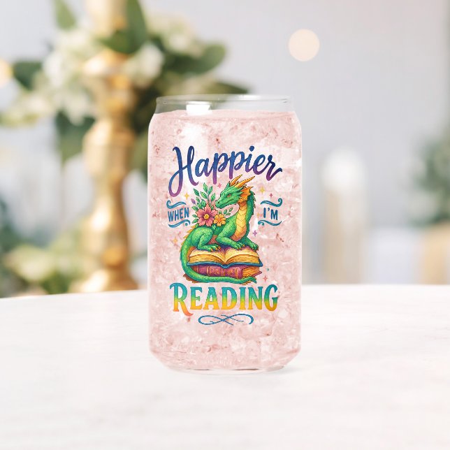 Happier When I'm Reading  Can Glass (Insitu (Wedding))