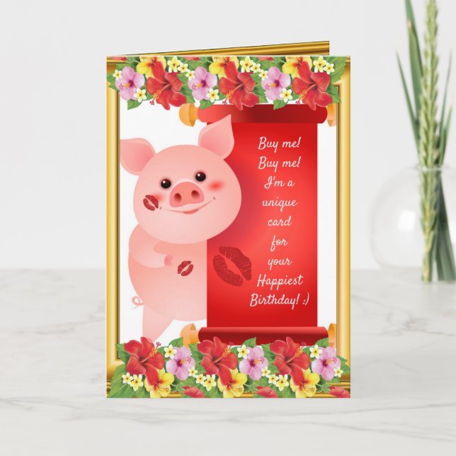 Happiest Birthday Card (Front)