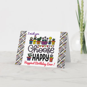 Happiest Birthday Motivation Card