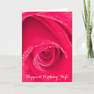 Happiest Birthday Wife Card