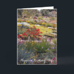 Happiest Birthday Wife Card<br><div class="desc">Happiest Birthday Card</div>