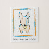 Happiest dog ever English bull Terrier