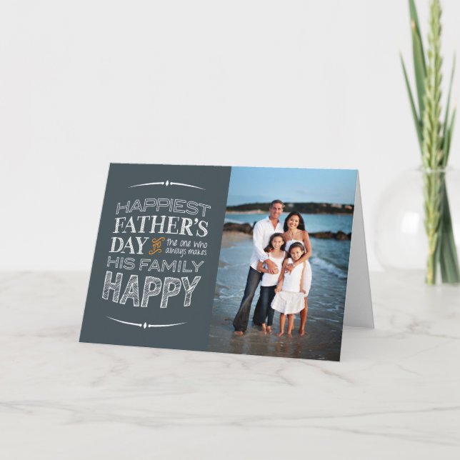 Happiest Father's Day! Card (Front)