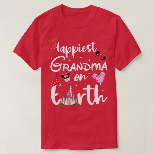 Happiest Grandma On Earth T  T-Shirt (Design Front)