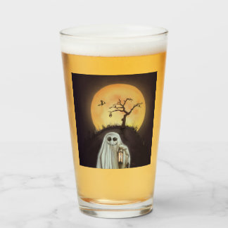 Happiest Halloween beer mug Glass