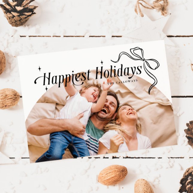 Happiest Holidays Christmas Holiday Card (Creator Uploaded)