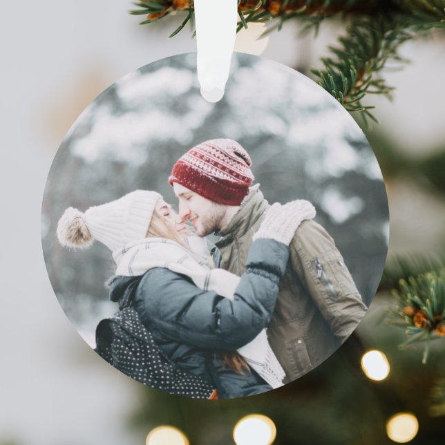 Happiest Holidays | Minimalist Stylish Christmas Ornament (Creator Uploaded)