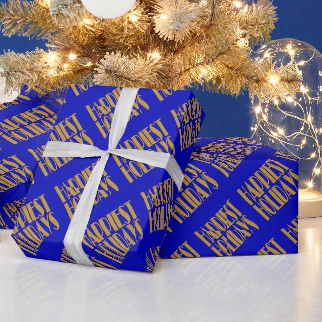 happiest holidays wrapping paper (Holidays)