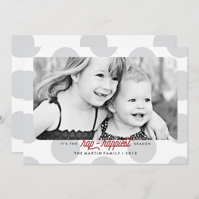 Happiest Polka Christmas Holiday Season (Front/Back)