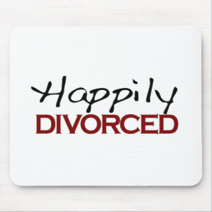 Happily Divorced Mouse Mat