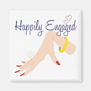 Happily Engaged Magnet