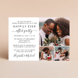 Happily Ever After 3 Photo Wedding Reception