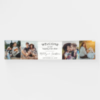 Happily Ever After 4 Photo Elegant Wedding Welcome