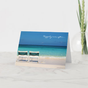 Happily Ever After - Beach Theme Card