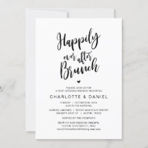 Happily Ever After Brunch, Post Wedding, Elopement