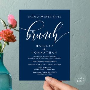 Happily Ever After Brunch, Post Wedding Invitation
