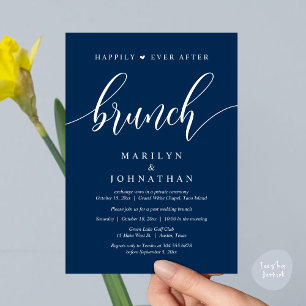 Happily Ever After Brunch, Post Wedding Invitation