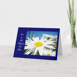 Happily Ever After! Cards White Daisy Flowers Sky