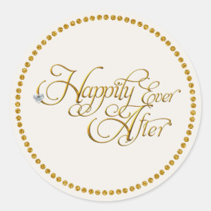 Happily Ever After Classic Round Sticker