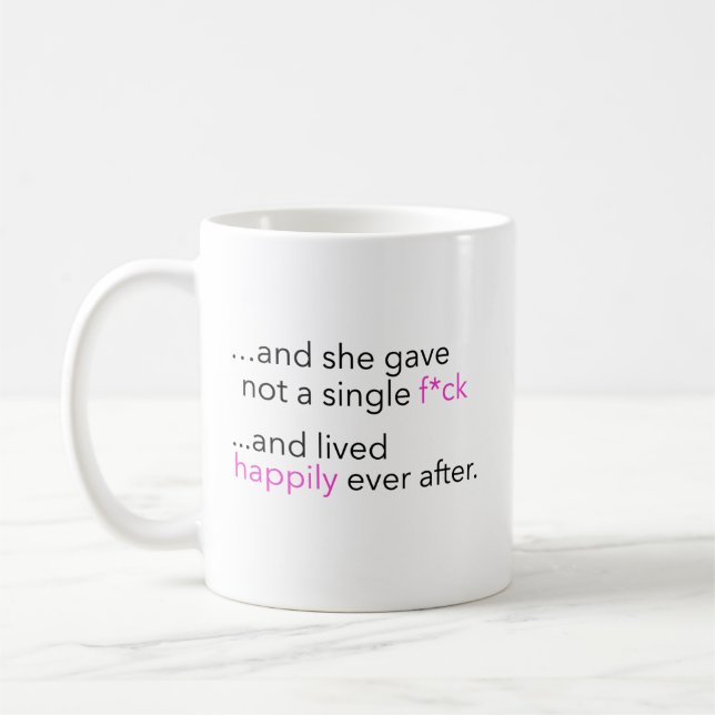 Happily Ever After Coffee Mug (Left)