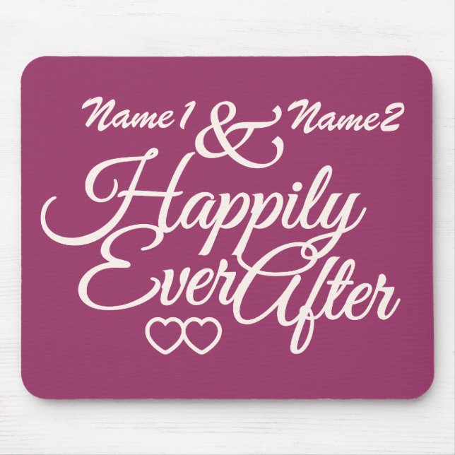 Happily Ever After custom mousepad (Front)