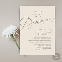 Happily Ever After Dinner Wedding Elopement Script