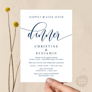 Happily Ever After Dinner, Wedding Party Dancing Invitation