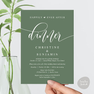 Happily Ever After Dinner, Wedding Party Dancing Invitation