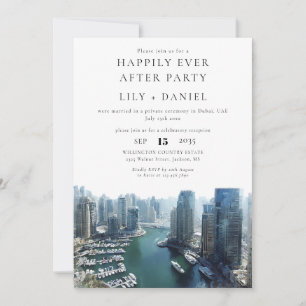 Happily Ever After Dubai Wedding Invitation