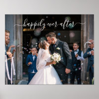 Happily Ever After Elegant Photo Wedding