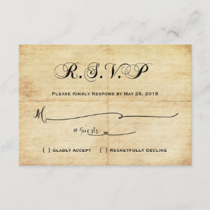 Happily Ever After Fairytale RSVP Card
