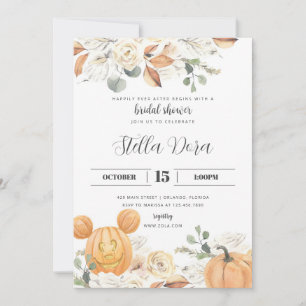 Happily Ever After Fall Bridal Shower Invitation