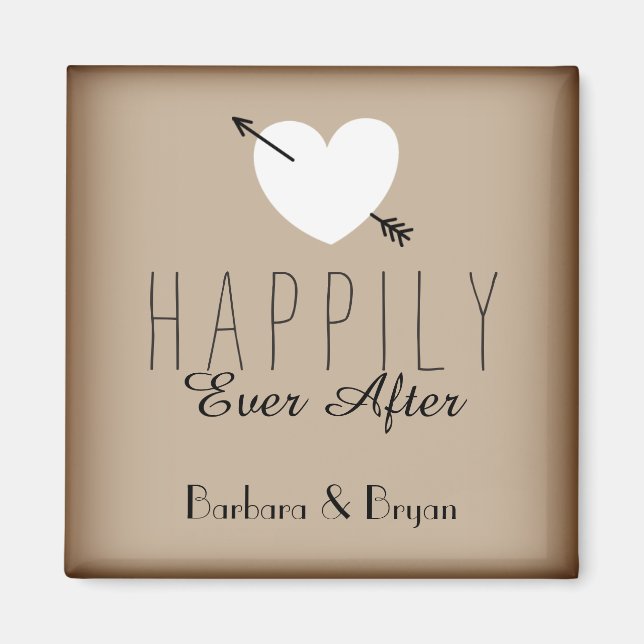 Happily Ever After Fridge Magnet (Front)