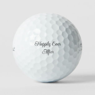 'Happily Ever After' Golf Course Wedding Favours Balls