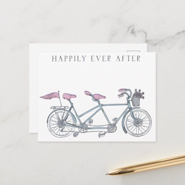 "Happily Ever After Greeting Card  (Front/Back In Situ)