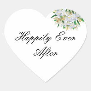 Happily Ever After Heart Sticker