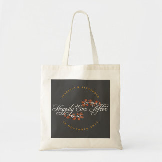 Happily Ever After Hibiscus Chic Tropical Wedding Tote Bag