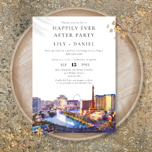 Happily Ever After Las Vegas Wedding Invitation