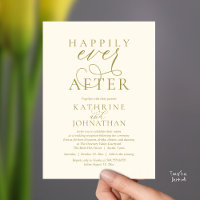 Happily Ever After, Modern Wedding Reception