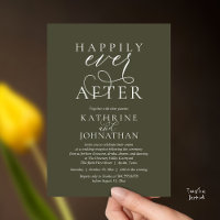Happily Ever After, Modern Wedding Reception