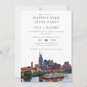 Happily Ever After Nashville Wedding Invitation
