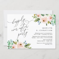 Happily Ever After Party, Elopement, Greenery