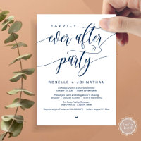 Happily Ever After Party Modern Wedding Dinner