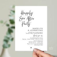 Happily Ever After Party, Modern Wedding Reception