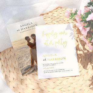 Happily Ever After Party Photo Wedding Reception
