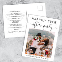Happily Ever After Party Photo Wedding Reception