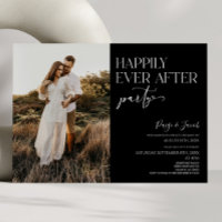 Happily Ever After Party Picture Wedding Reception