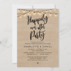 Happily Ever After Party, Rustic Wedding Dinner
